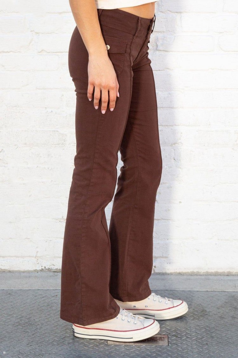 Pantalon Brandy Melville Agatha Chocolat | PFQ-62346011